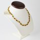 Amber natural necklace raw mix small beads